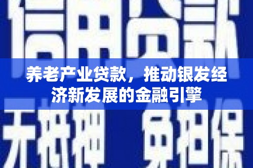 尤溪养老产业贷款，推动银发经济新发展的金融引擎