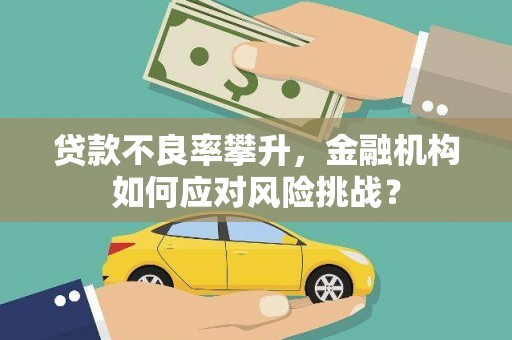 尤溪贷款不良率攀升，金融机构如何应对风险挑战？