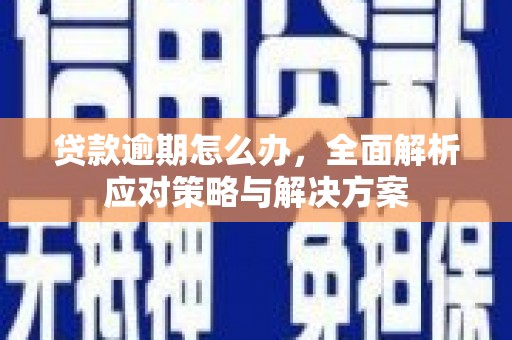 尤溪贷款逾期怎么办，全面解析应对策略与解决方案
